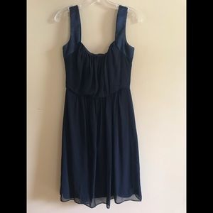 Navy After Six Cocktail Dress.